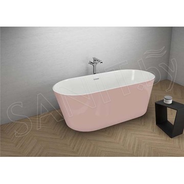 Акриловая ванна Polimat Uzo розовая
