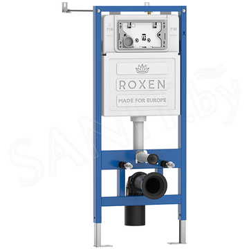 Система инсталляции для унитаза Roxen StounFix Dual Fresh 710200 с удлиненными креплениями в комплекте