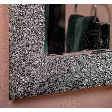 Зеркало Boheme Aura 538 серебро глянец