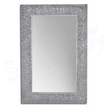Зеркало Boheme Aura 538 серебро глянец