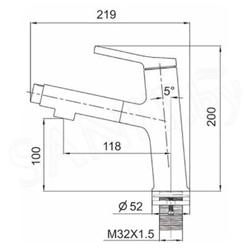 Cмеситель для кухонной мойки Gappo G1052-70