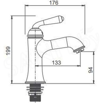 Смеситель для умывальника Gappo G1088