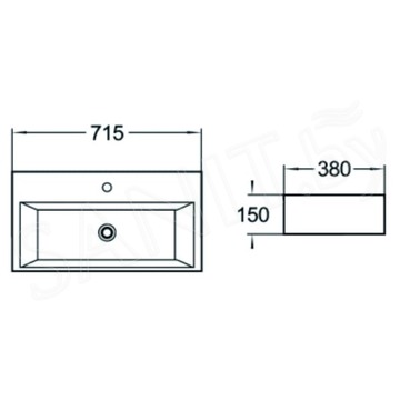 Умывальник SantiLine SL-1007