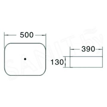 Умывальник SantiLine SL-1051