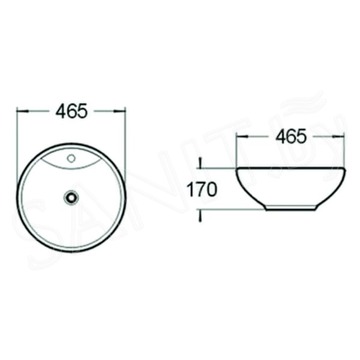 Умывальник SantiLine SL-1067