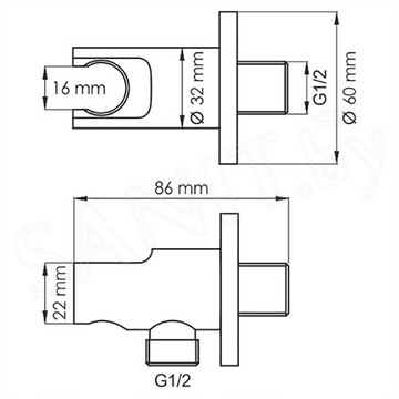 Шланговое подключение Wasserkraft A148