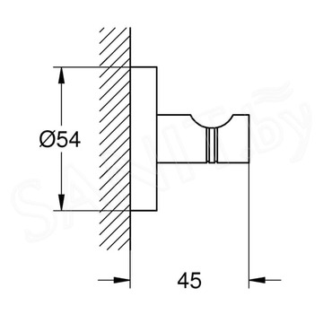 Крючок Grohe Essentials 40364AL1