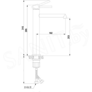 Смеситель для умывальника Boch Mann Stella BM20J1