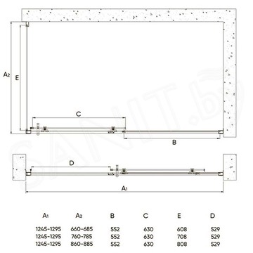 Душевой уголок Veconi Rovigo RV-072B 130