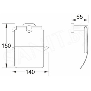 Держатель для туалетной бумаги Shevanik SG5105