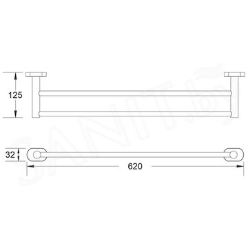 Держатель для полотенец Shevanik SG5127