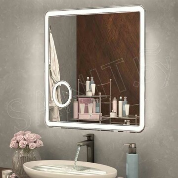 Зеркало Axus Vertigo 60 с увеличительным стеклом, подогревом и часами