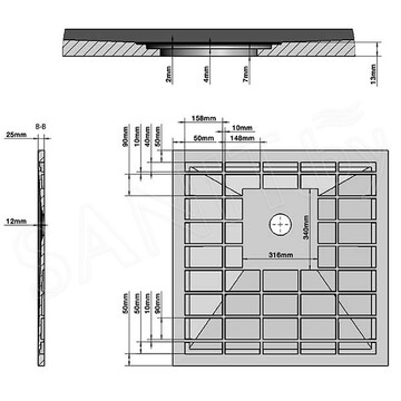 Душевой поддон Grossman Strong GR-S19090Q / GR-S1100100Q