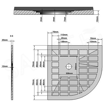 Душевой поддон Grossman Strong GR-S19090 / GR-S1100100