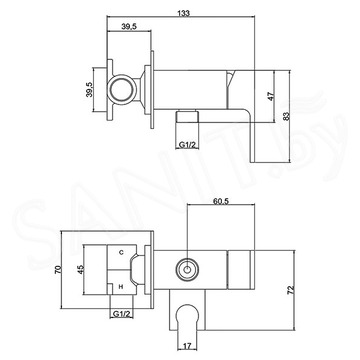 Комплект инсталляции Berges Novum 525 c кнопкой L5 Soft Touch, унитазом Roxen Boro 530145-01, смесителем Roxen Caspia 500960-B и держателем для туалетной бумаги Roxen RX-1001B