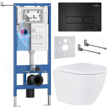 Комплект инсталляции 6 в 1 Roxen StounFix Dual Fresh 579124 с аромадозатором