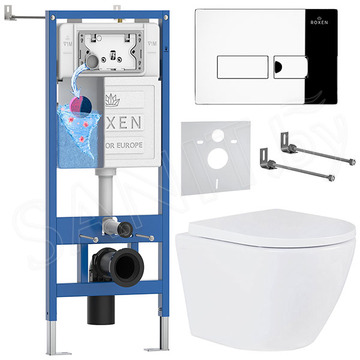 Комплект инсталляции 6 в 1 Roxen StounFix Dual Fresh 585987 с аромадозатором