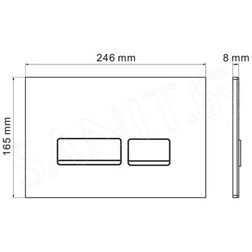 Комплект инсталляции 6 в 1 Roxen StounFix Slim 962866