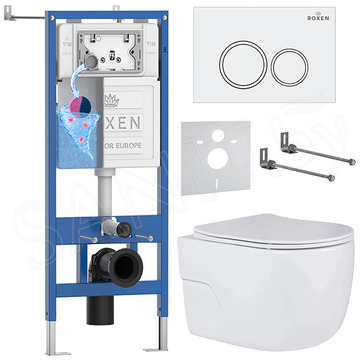 Комплект инсталляции 6 в 1 Roxen StounFix Dual Fresh 505547 с аромадозатором