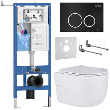 Комплект инсталляции 6 в 1 Roxen StounFix Dual Fresh 507197 с аромадозатором