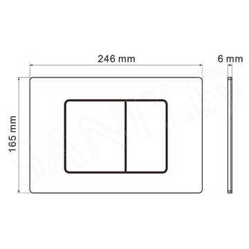 Комплект инсталляции 6 в 1 Roxen StounFix Slim 614314