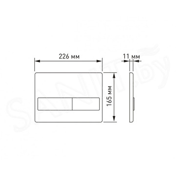 Комплект инсталляции Berges Novum 525 c кнопкой L1, подвесным унитазом Albit S и сиденьем Top Slim SO