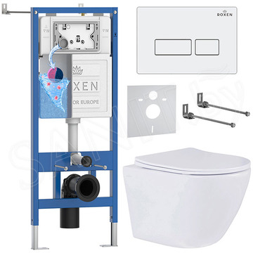 Комплект инсталляции 6 в 1 Roxen StounFix Dual Fresh 569295 с аромадозатором