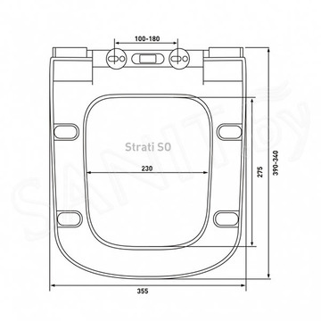 Комплект инсталляции Berges Novum 525 c кнопкой L5 / L6, подвесным унитазом Strati Rimless и сиденьем Strati Slim SO