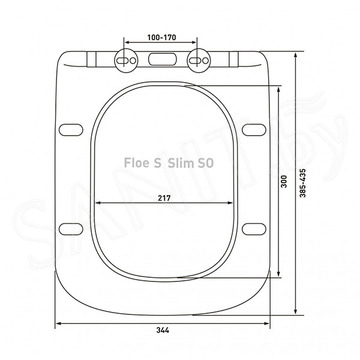 Комплект инсталляции Berges Novum 525 c кнопкой L3, подвесным унитазом Floe S Rimless и сиденьем Floe S Slim SO