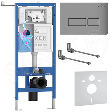 Комплект инсталляции 4 в 1 Roxen StounFix Dual Fresh 856831 с аромадозатором