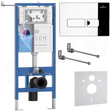 Комплект инсталляции 4 в 1 Roxen StounFix Dual Fresh 852222 с аромадозатором