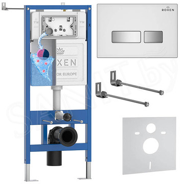 Комплект инсталляции 4 в 1 Roxen StounFix Dual Fresh 871161 с аромадозатором