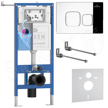 Комплект инсталляции 4 в 1 Roxen StounFix Dual Fresh 830081 с аромадозатором