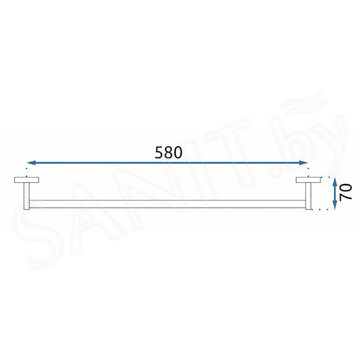 Держатель для полотенец Rea Mist 01 Chrom REA-80015