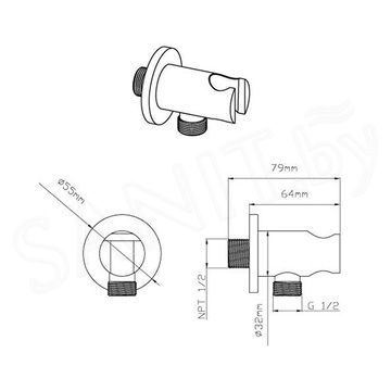 Шланговое подключение Vincea VSC-42CH