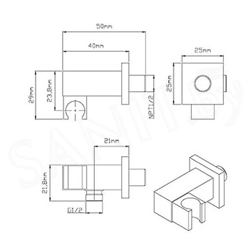 Шланговое подключение Vincea VSC-41CH