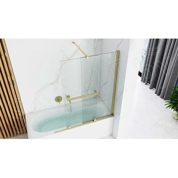 Душевая шторка на ванну Rea Fabian Gold 100 K6526