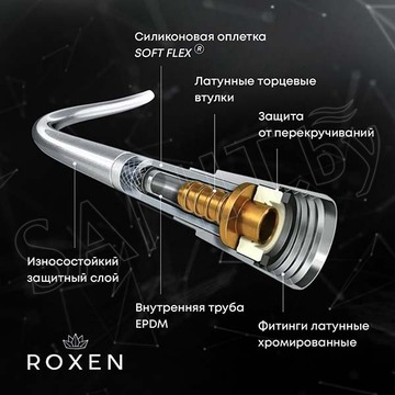 Комплект инсталляции 8 в 1 Roxen StounFix Dual Fresh 613423-1 оружейная сталь