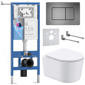 Комплект инсталляции 6 в 1 Roxen StounFix Dual Fresh 954681 с аромадозатором