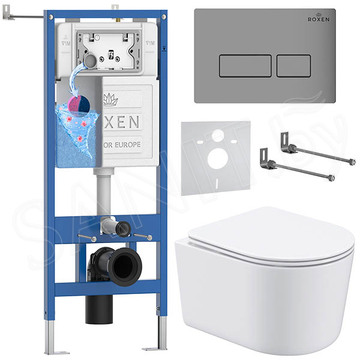 Комплект инсталляции 6 в 1 Roxen StounFix Dual Fresh 943570 с аромадозатором