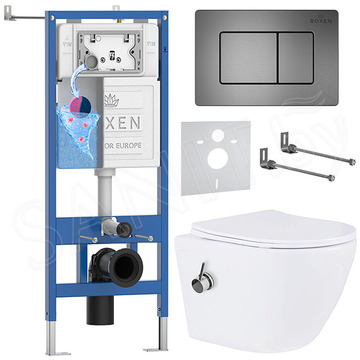 Комплект инсталляции 6 в 1 Roxen StounFix Dual Fresh 960516 с аромадозатором
