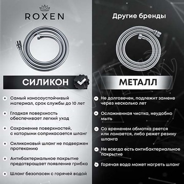 Комплект инсталляции 8 в 1 Roxen StounFix Dual Fresh 616329-1 оружейная сталь