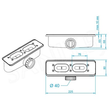 Душевой поддон RGW STL-G