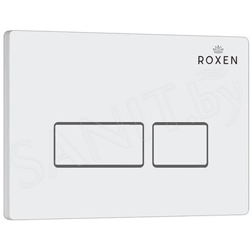 Комплект инсталляции Roxen StounFix Slim с удлиненными креплениями в комплекте, кнопкой смыва Roxen Caspia 410280 и унитазом Lavinia Boho One Rimless 3302004R
