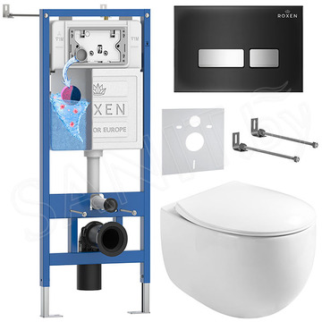 Комплект инсталляции 6 в 1 Roxen StounFix Dual Fresh 964256 с аромадозатором
