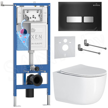 Комплект инсталляции 6 в 1 Roxen StounFix Dual Fresh 964615 с аромадозатором