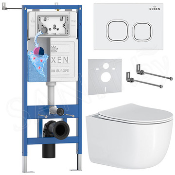 Комплект инсталляции 6 в 1 Roxen StounFix Dual Fresh 964425 с аромадозатором