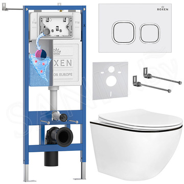 Комплект инсталляции 6 в 1 Roxen StounFix Dual Fresh 964671 с аромадозатором