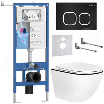 Комплект инсталляции 6 в 1 Roxen StounFix Dual Fresh 964681 с аромадозатором