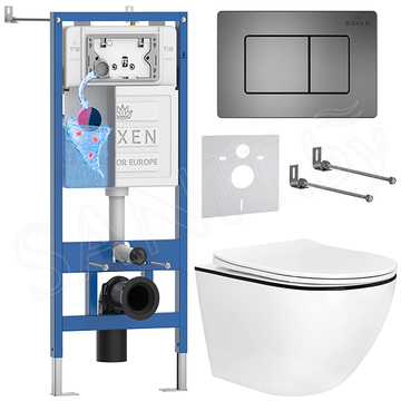 Комплект инсталляции 6 в 1 Roxen StounFix Dual Fresh 964862 с аромадозатором